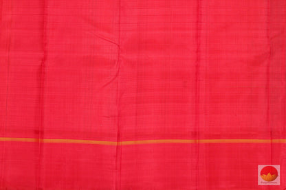 Temple Border - Handwoven Pure Silk Saree - No Zari - PV G 1850 Archives - Silk Sari - Panjavarnam