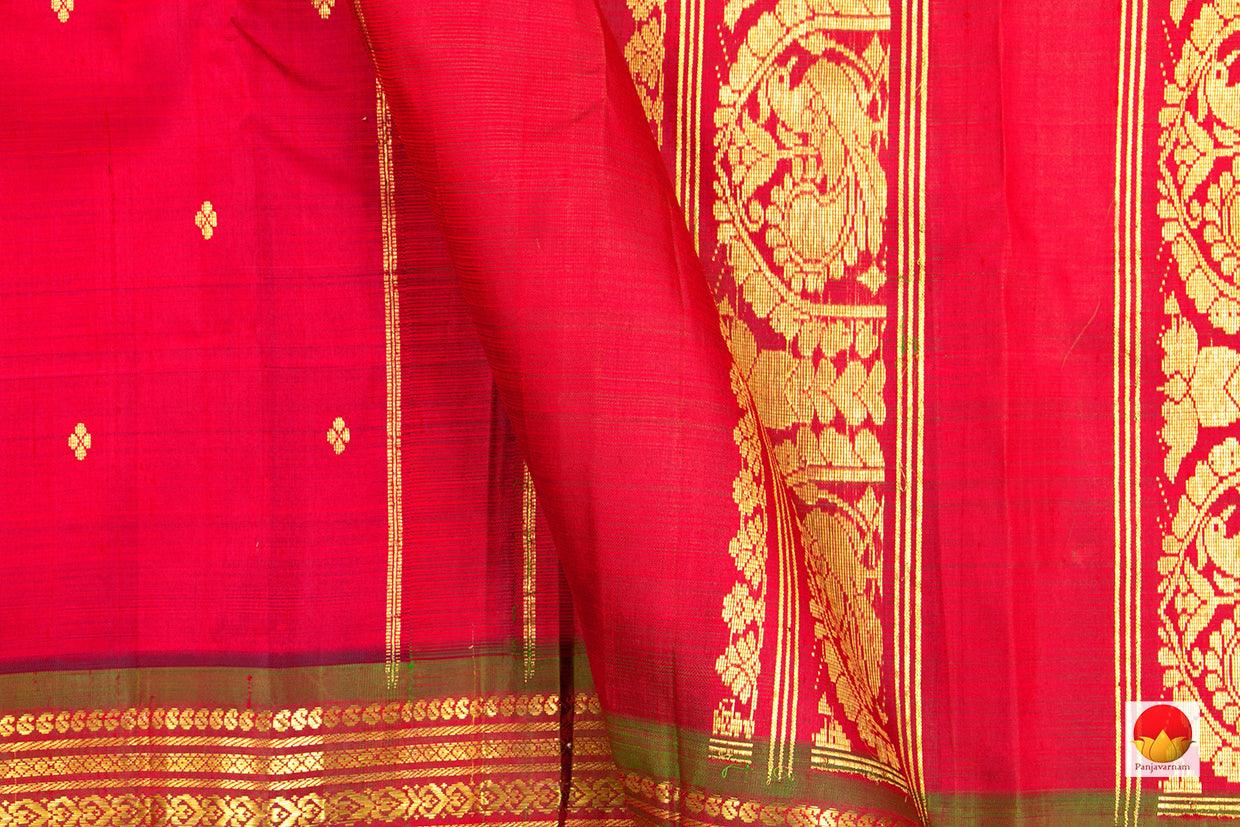 Thirubuvanam Silk Saree - Handwoven Pure Silk - Pure Zari - PV ABI 15512 - Silk Sari - Panjavarnam