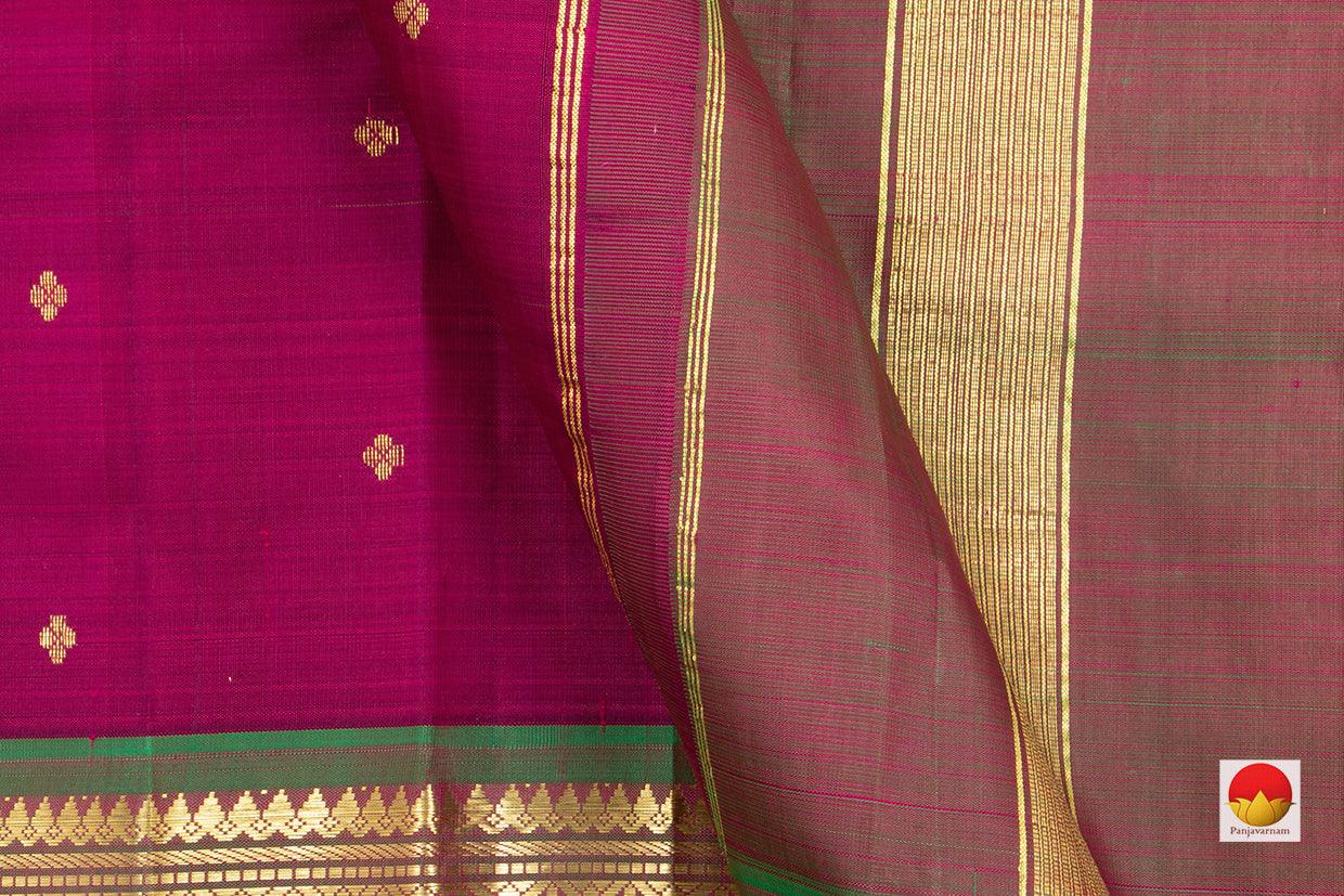 Thirubuvanam Silk Saree - Handwoven Pure Silk - Pure Zari - PV ABI 15515 - Silk Sari - Panjavarnam