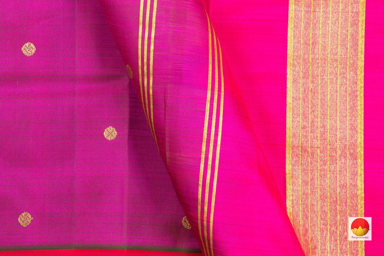 Thirubuvanam Silk Saree - Handwoven Pure Silk - Pure Zari - PV ABI 15516 - Silk Sari - Panjavarnam