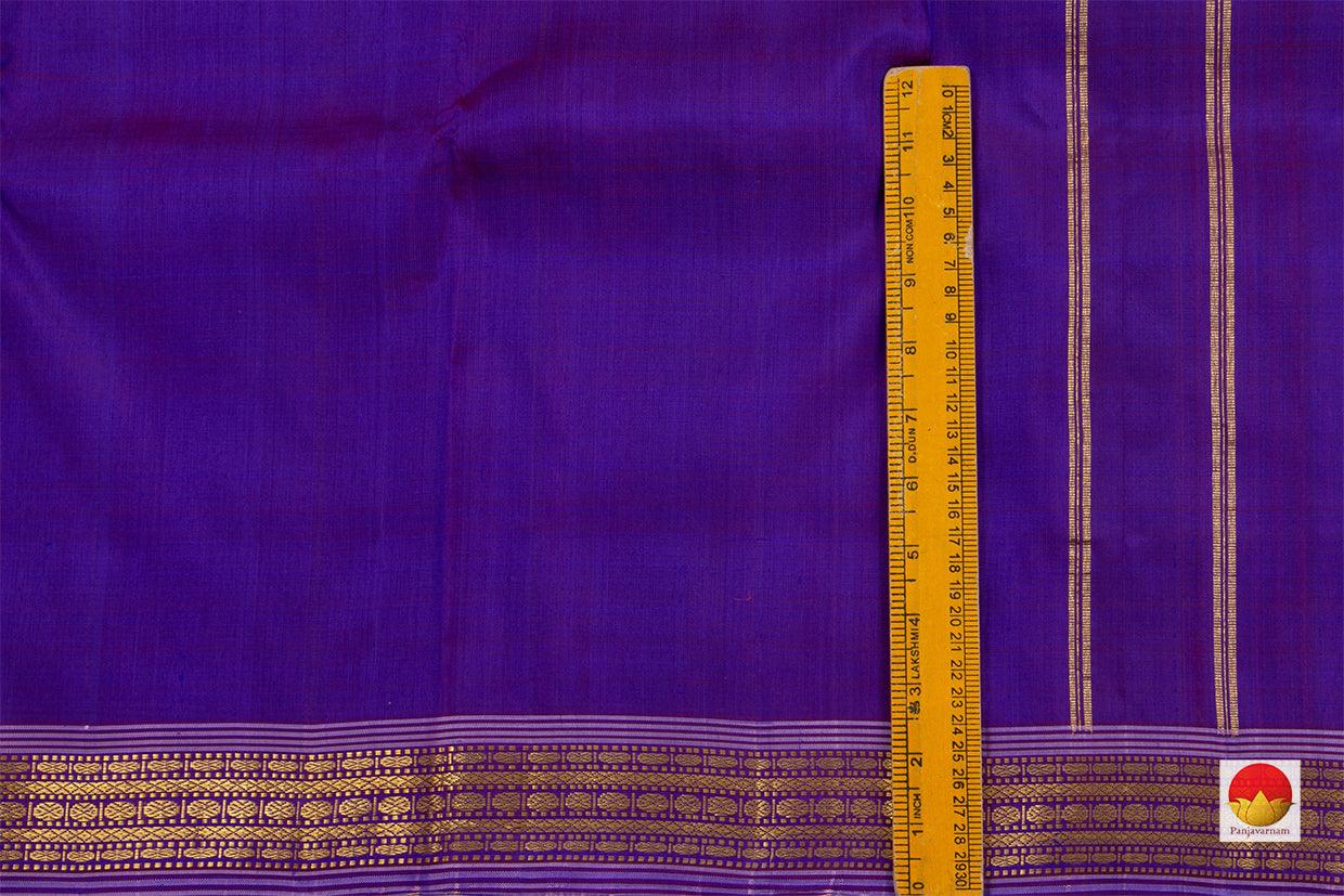 Thirubuvanam Silk Saree - Handwoven Pure Silk - Pure Zari - PV ABI 46742 - Thirubuvanam Silks - Panjavarnam