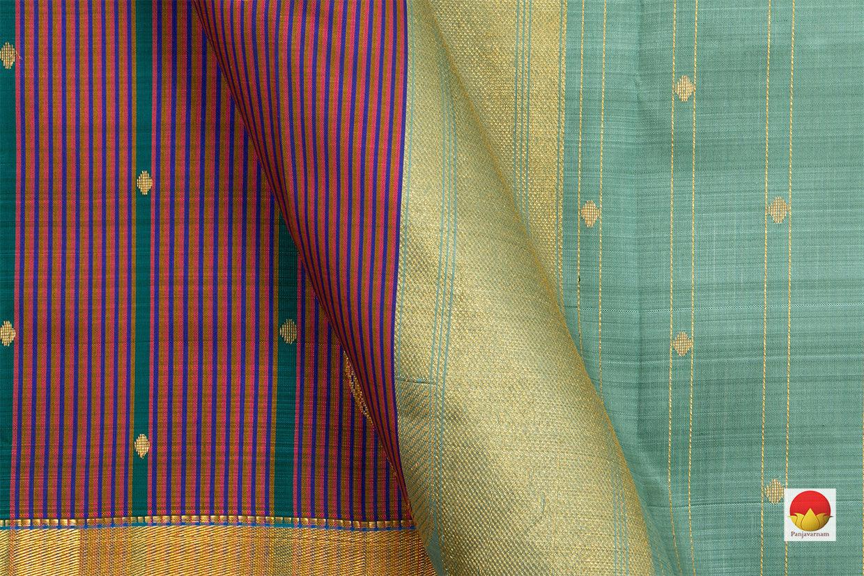 Thirubuvanam Silk Saree - Handwoven Pure Silk - Pure Zari - PV ABI 46923 - Thirubuvanam Silks - Panjavarnam