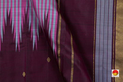 Thirubuvanam Silk Saree - Handwoven Pure Silk - Pure Zari - PV ABI 46926 - Saris & Lehengas - Panjavarnam