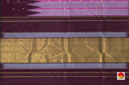 Thirubuvanam Silk Saree - Handwoven Pure Silk - Pure Zari - PV ABI 46926 - Saris & Lehengas - Panjavarnam