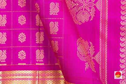 Thirubuvanam Silk Saree - Handwoven Pure Silk - Pure Zari - PV ABI 47229 - Thirubuvanam Silks - Panjavarnam