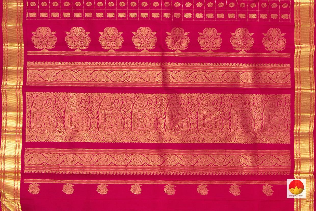 Thirubuvanam Silk Saree - Handwoven Pure Silk - Pure Zari - PV ABI 47230 - Thirubuvanam Silks - Panjavarnam