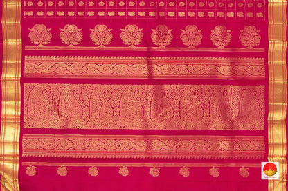 Thirubuvanam Silk Saree - Handwoven Pure Silk - Pure Zari - PV ABI 47230 - Thirubuvanam Silks - Panjavarnam