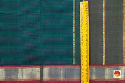 Thirubuvanam Silk Saree - Handwoven Pure Silk - Pure Zari - PV ABI 47233 - Thirubuvanam Silks - Panjavarnam
