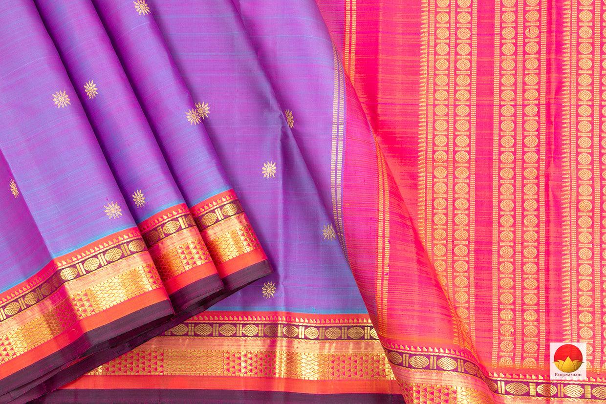 Thirubuvanam Silk Saree - Handwoven Pure Silk - Pure Zari - PV ABI 47235 - Thirubuvanam Silks - Panjavarnam