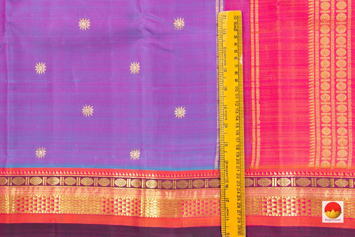 Thirubuvanam Silk Saree - Handwoven Pure Silk - Pure Zari - PV ABI 47235 - Thirubuvanam Silks - Panjavarnam