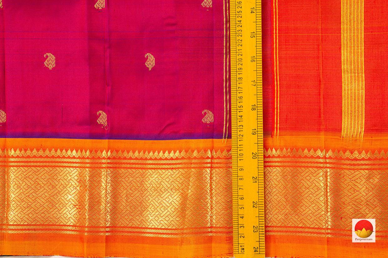 Thirubuvanam Silk Saree - Handwoven Pure Silk - PV ABI 103 - Silk Sari - Panjavarnam