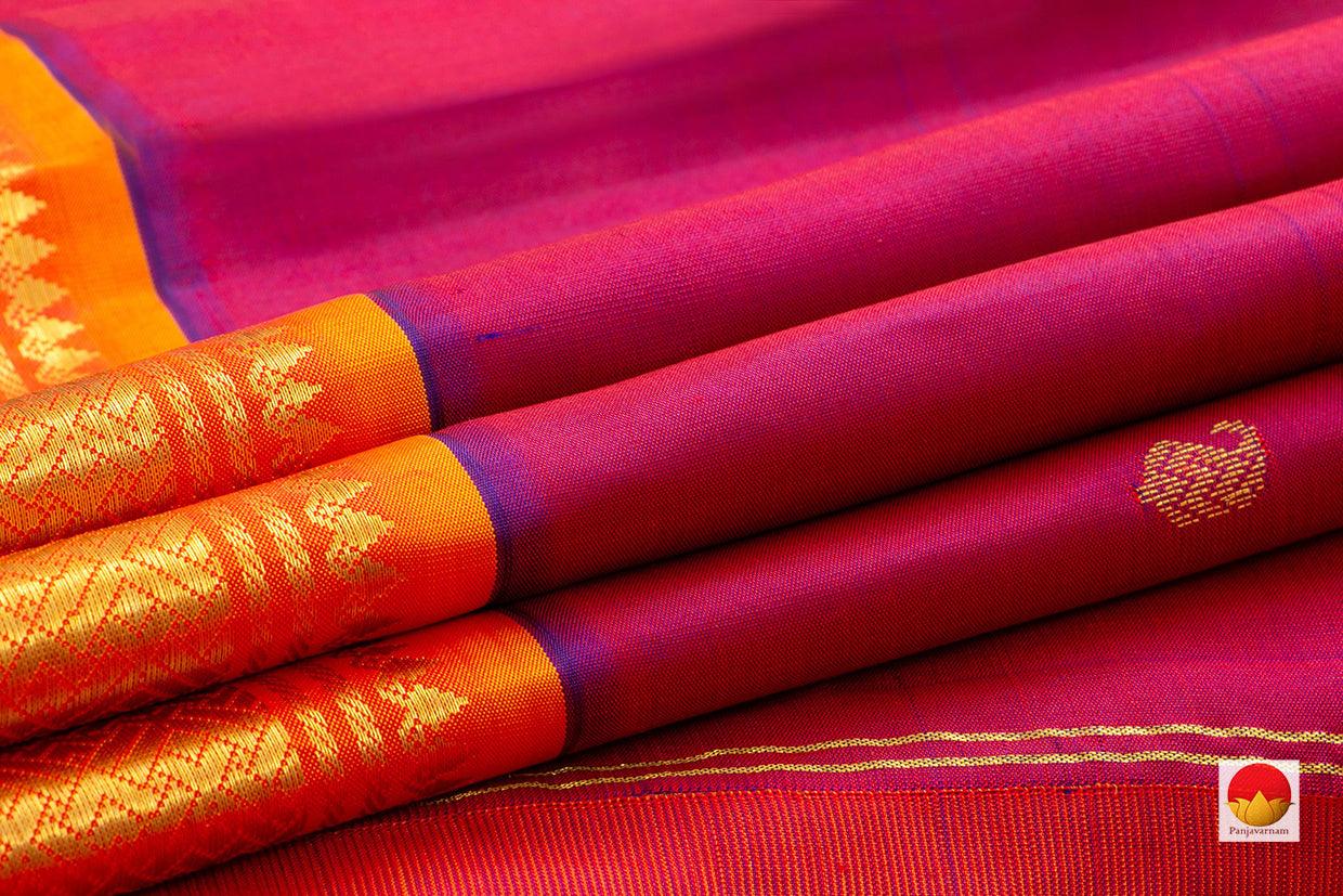 Thirubuvanam Silk Saree - Handwoven Pure Silk - PV ABI 103 - Silk Sari - Panjavarnam