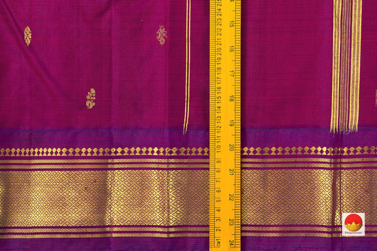 Thirubuvanam Silk Saree - Handwoven Pure Silk - PV ABI 107 - Silk Sari - Panjavarnam