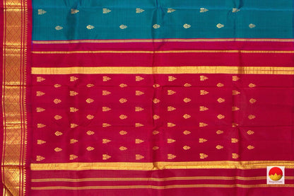 Thirubuvanam Silk Saree - Handwoven Pure Silk - PV ABI 15523 - Thirubuvanam Silks - Panjavarnam