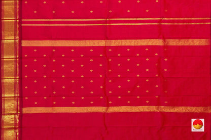 Thirubuvanam Silk Saree - Handwoven Pure Silk - PV TVS 06 - Thirubuvanam Silks - Panjavarnam