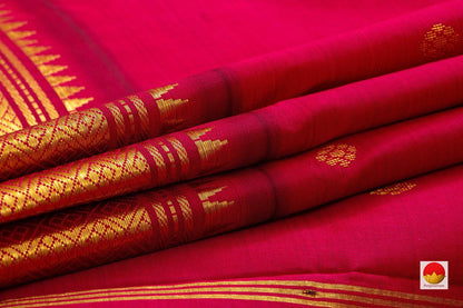 Thirubuvanam Silk Saree - Handwoven Pure Silk - PV TVS 06 - Thirubuvanam Silks - Panjavarnam