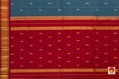 Thirubuvanam Silk Saree - Handwoven Pure Silk - PV TVS 08 - Thirubuvanam Silks - Panjavarnam