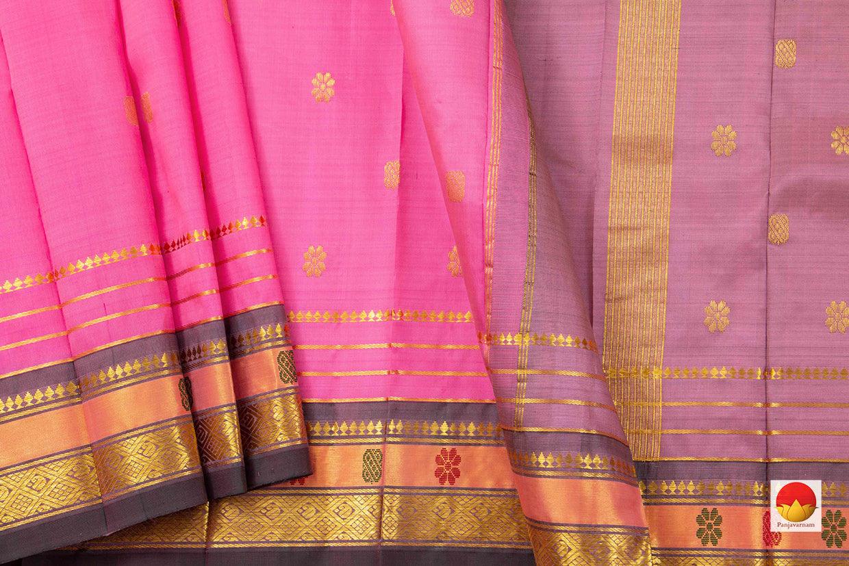 Thirubuvanam Silk Saree - Handwoven Pure Silk - PV TVS 18 - Thirubuvanam Silks - Panjavarnam