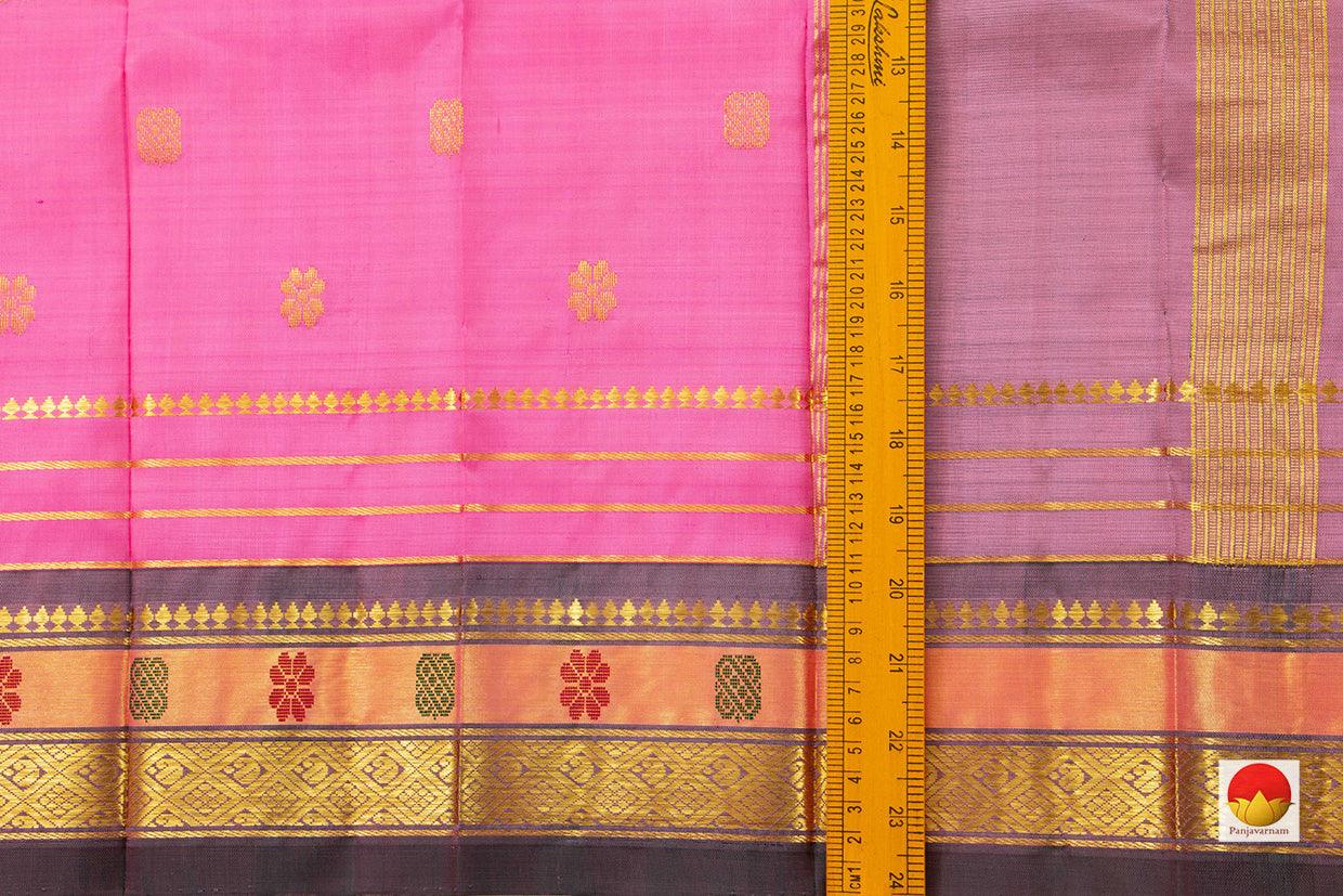 Thirubuvanam Silk Saree - Handwoven Pure Silk - PV TVS 18 - Thirubuvanam Silks - Panjavarnam