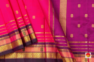 Thirubuvanam Silk Saree - Handwoven Pure Silk - PV TVS 19 - Thirubuvanam Silks - Panjavarnam PV TVS 19