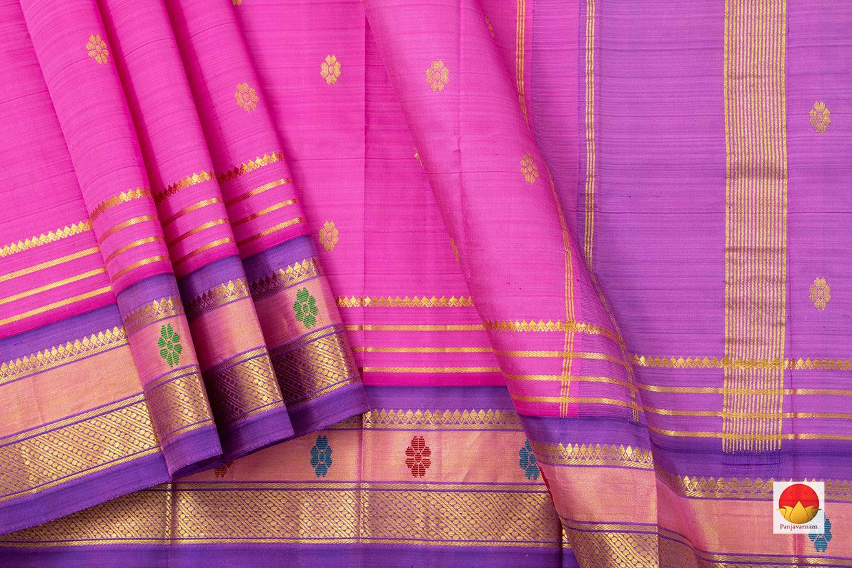 Thirubuvanam Silk Saree - Handwoven Pure Silk - PV TVS 20 - Thirubuvanam Silks - Panjavarnam