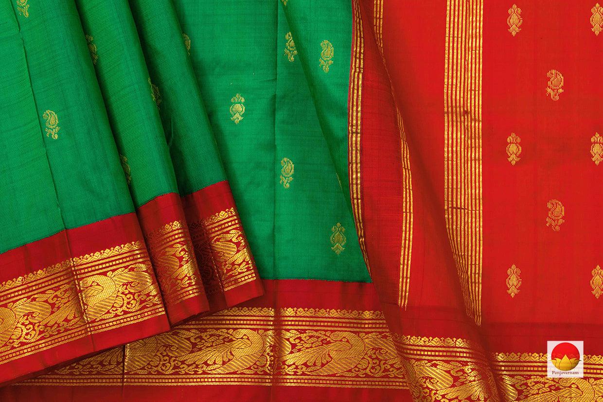 Thirubuvanam Silk Saree - Handwoven Pure Silk - PV TVS 22 - Thirubuvanam Silks - Panjavarnam