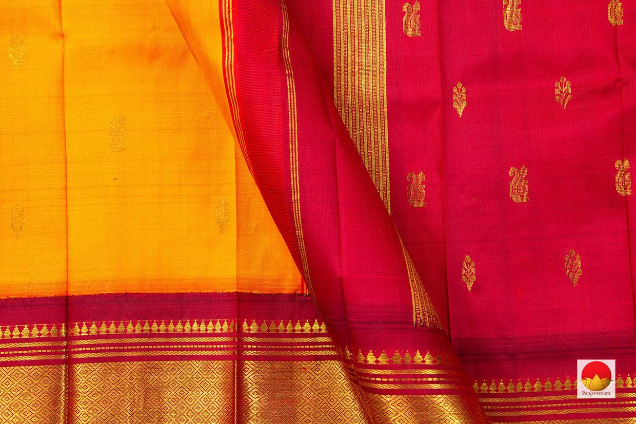 Thirubuvanam Silk Saree - Handwoven Pure Silk - PV TVS 23 - Thirubuvanam Silks - Panjavarnam