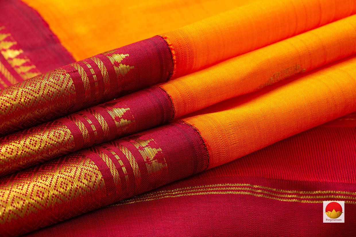 Thirubuvanam Silk Saree - Handwoven Pure Silk - PV TVS 23 - Thirubuvanam Silks - Panjavarnam