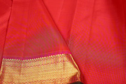 Traditional Design Handwoven Kanjivaram Pure Silk Saree - Pure Zari - PVA 0418 1337 - Silk Sari - Panjavarnam