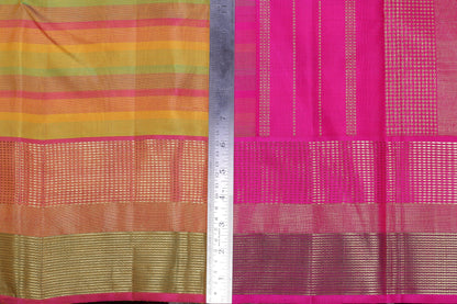 Traditional Design Handwoven Kanjivaram Pure Silk Saree - Pure Zari - PVA 0418 1348 Archives - Silk Sari - Panjavarnam