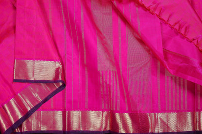 Traditional Design Handwoven Kanjivaram Pure Silk Saree - Pure Zari - PVA 0418 1352 - Silk Sari - Panjavarnam