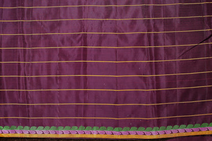 Traditional Design Handwoven Kanjivaram Pure Silk Saree - Pure Zari - PVA 0418 1377 - Silk Sari - Panjavarnam
