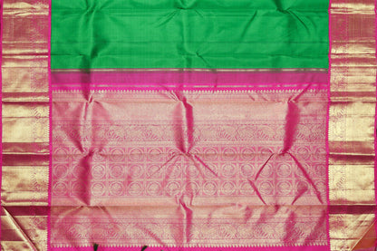 Traditional Design Handwoven Kanjivaram Pure Silk Saree - Pure Zari - PVM 0518 1394 Archives - Silk Sari - Panjavarnam