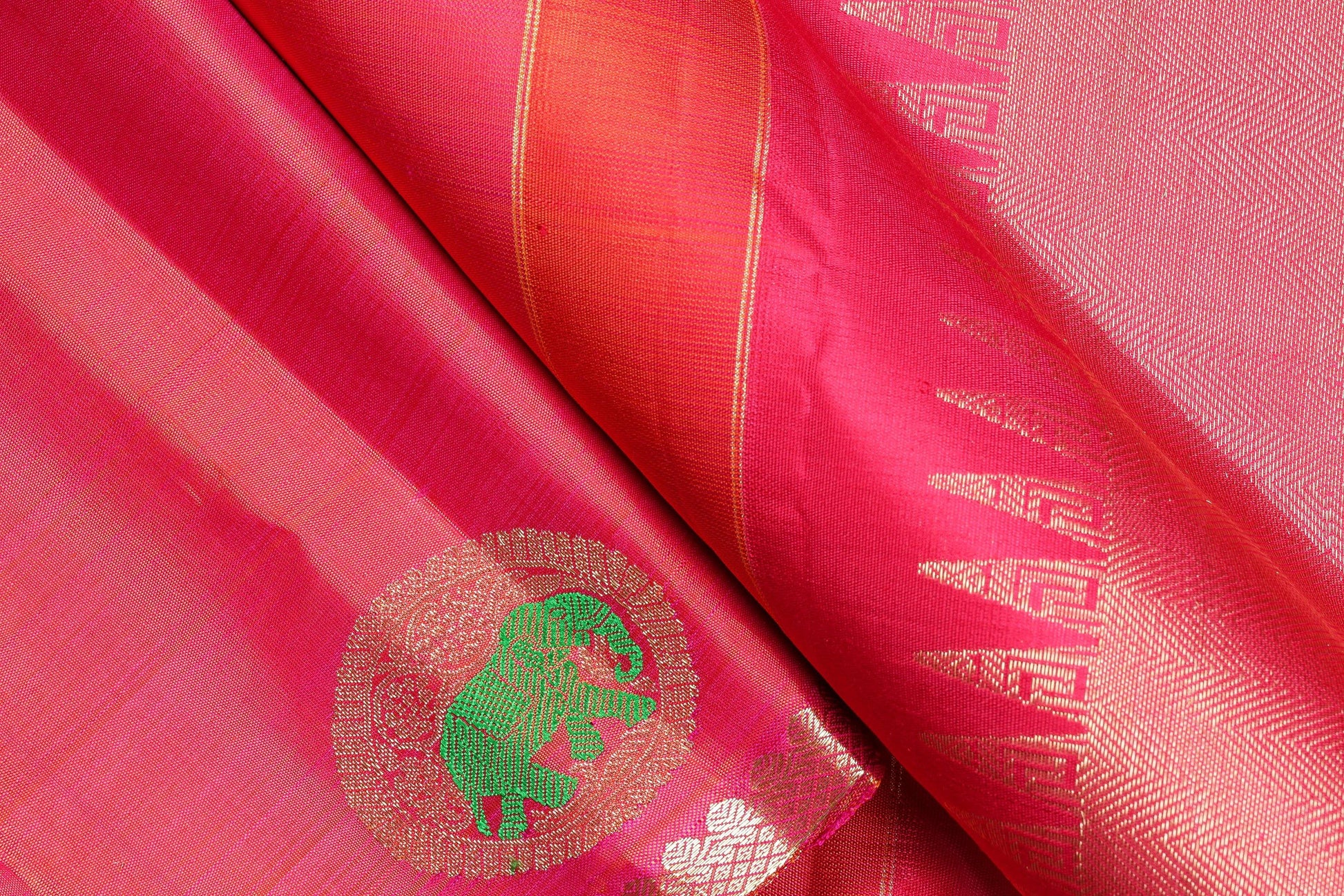 Traditional Design Handwoven Kanjivaram Pure Silk Saree - PVM 0518 1397 - Silk Sari - Panjavarnam