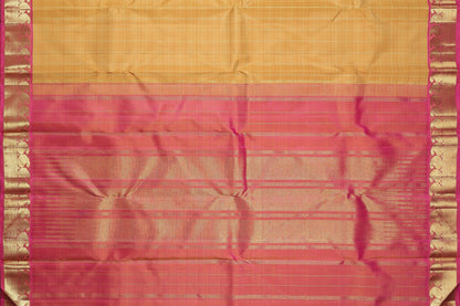 Traditional Design Handwoven Kanjivaram Silk Saree - Pure Zari - PVA 0418 1345 - Silk Sari - Panjavarnam