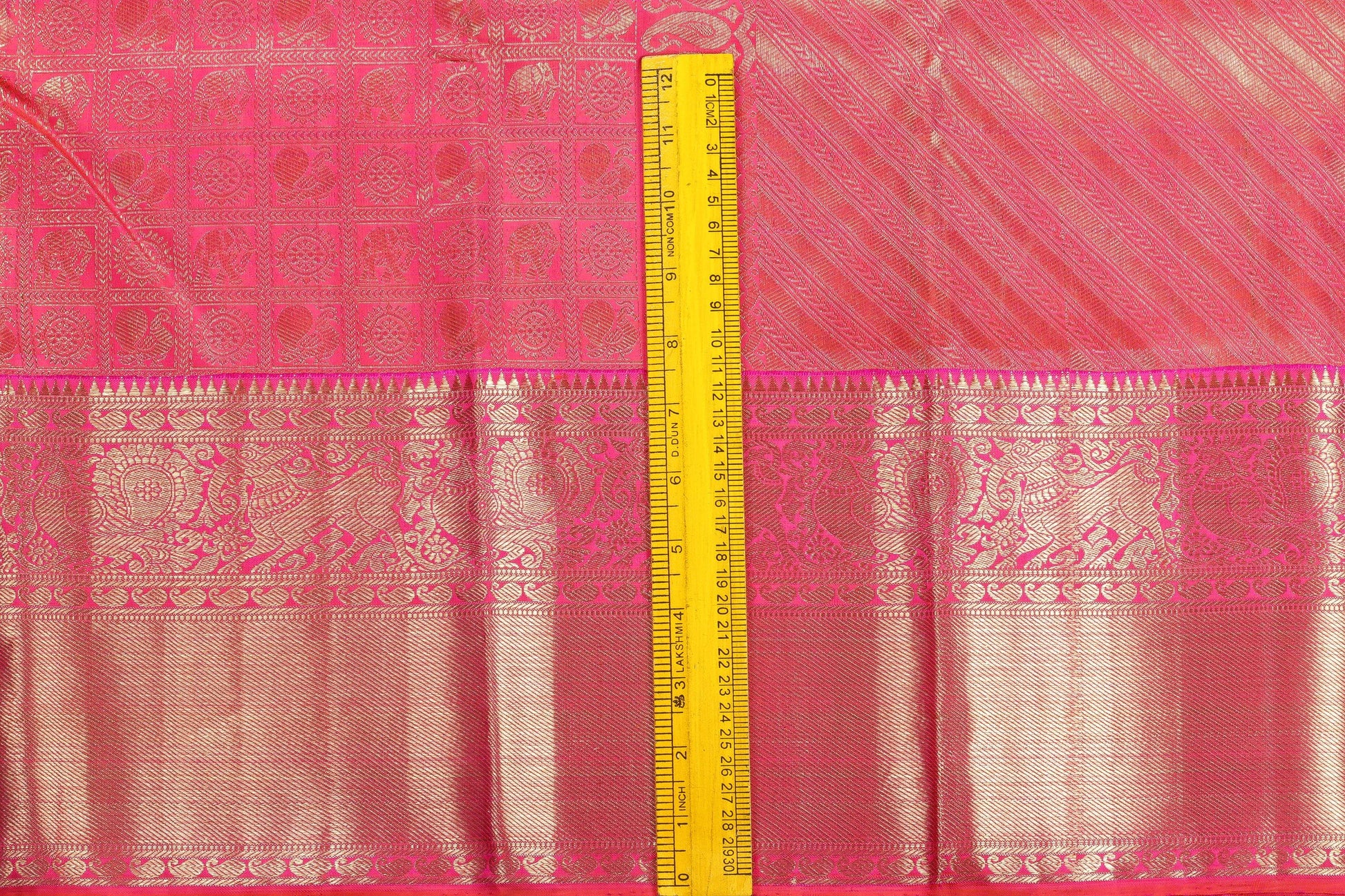 Traditional Design Handwoven Pure Silk Kanjivaram Saree - Bridal Saree - PA 3617 Archives - Silk Sari - Panjavarnam