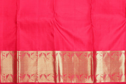 Traditional Design Handwoven Pure Silk Kanjivaram Saree - Bridal Saree - PBR 004 Archives - Silk Sari - Panjavarnam