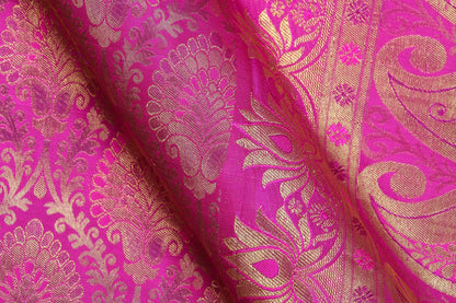 Traditional Design Handwoven Pure Silk Kanjivaram Saree - Bridal Saree - PBR 006 - Archives - Silk Sari - Panjavarnam