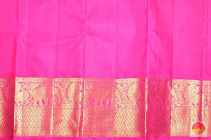 Traditional Design Handwoven Pure Silk Kanjivaram Saree - Korvai Border - PVAG 0818 1551 Archives - Silk Sari - Panjavarnam