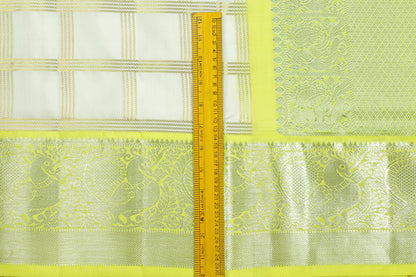 Traditional Design Handwoven Pure Silk Kanjivaram Saree - Pure Zari - PA 142 - Silk Sari - Panjavarnam