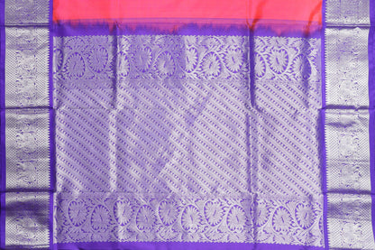 Traditional Design Handwoven Pure Silk Kanjivaram Saree - Pure Zari - PA 148 - Silk Sari - Panjavarnam