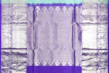 Traditional Design Handwoven Pure Silk Kanjivaram Saree - Pure Zari - PA 162 - Silk Sari - Panjavarnam