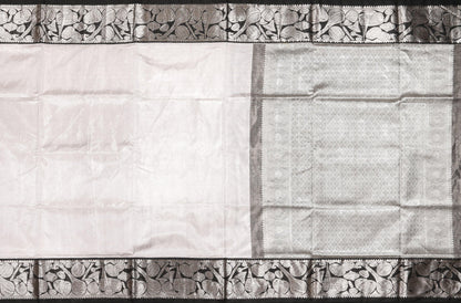 Traditional Design Handwoven Pure Silk Kanjivaram Saree - Pure Zari - PA 168 - Silk Sari - Panjavarnam