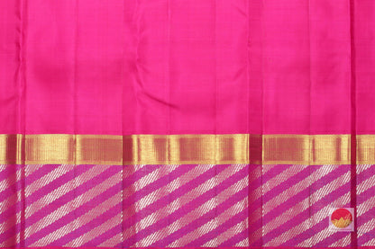 Traditional Design Handwoven Pure Silk Kanjivaram Saree - Pure Zari - PA 191 - Silk Sari - Panjavarnam