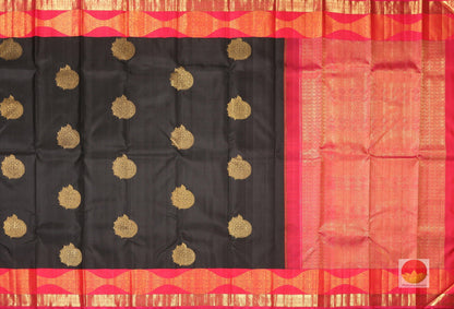Traditional Design Handwoven Pure Silk Kanjivaram Saree - Pure Zari - PA 193 - Silk Sari - Panjavarnam