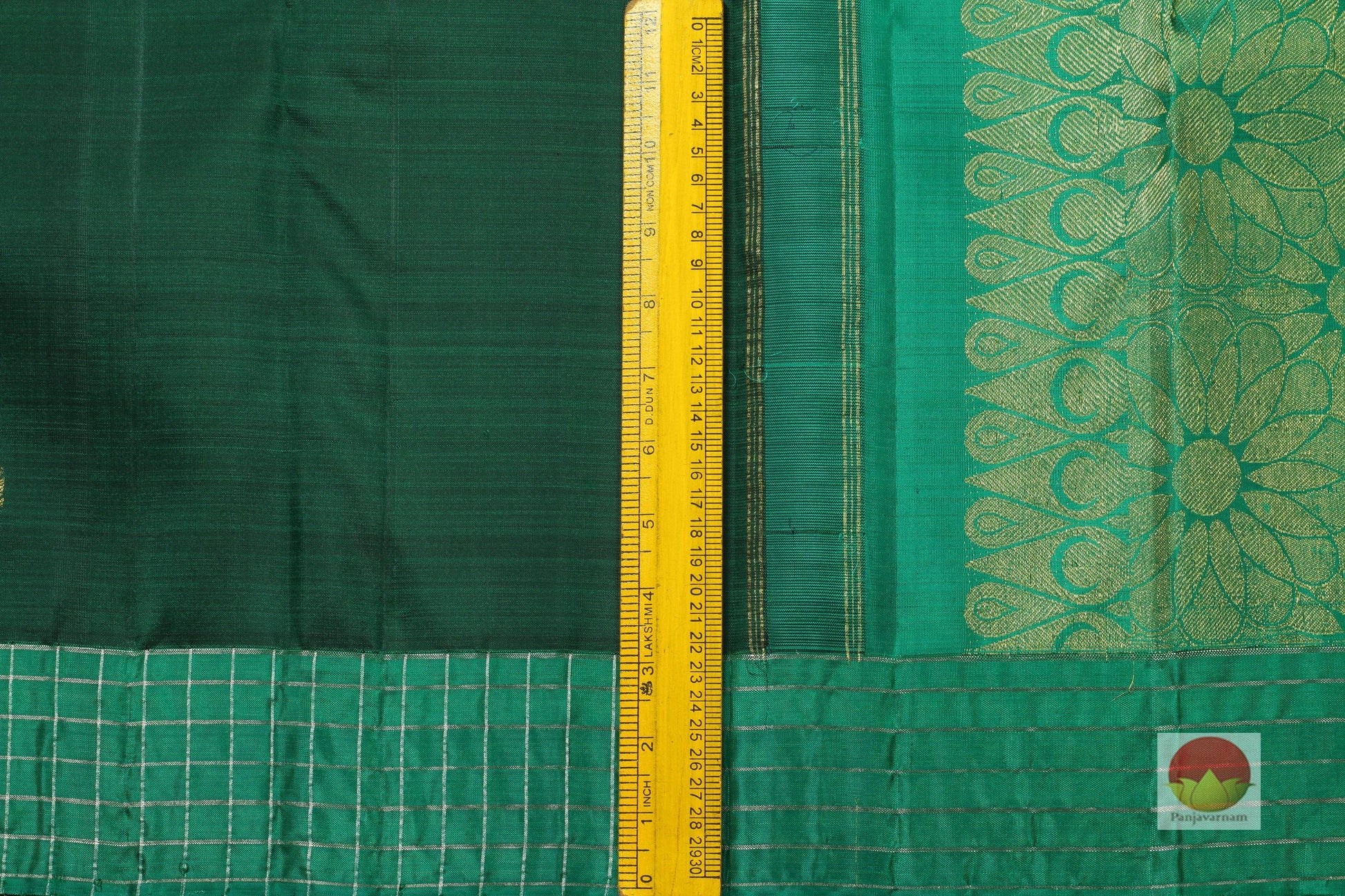 Traditional Design Handwoven Pure Silk Kanjivaram Saree - Pure Zari - PA 194 Archives - Silk Sari - Panjavarnam
