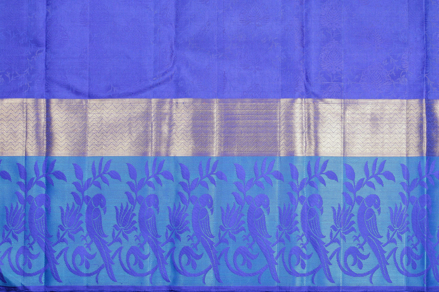 Traditional Design Handwoven Pure SIlk Kanjivaram Saree - Pure Zari - PA 6170 - Silk Sari - Panjavarnam