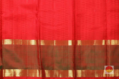 Traditional Design Handwoven Pure Silk Kanjivaram Saree - Pure Zari - PA SVS 6 Archives - Silk Sari - Panjavarnam