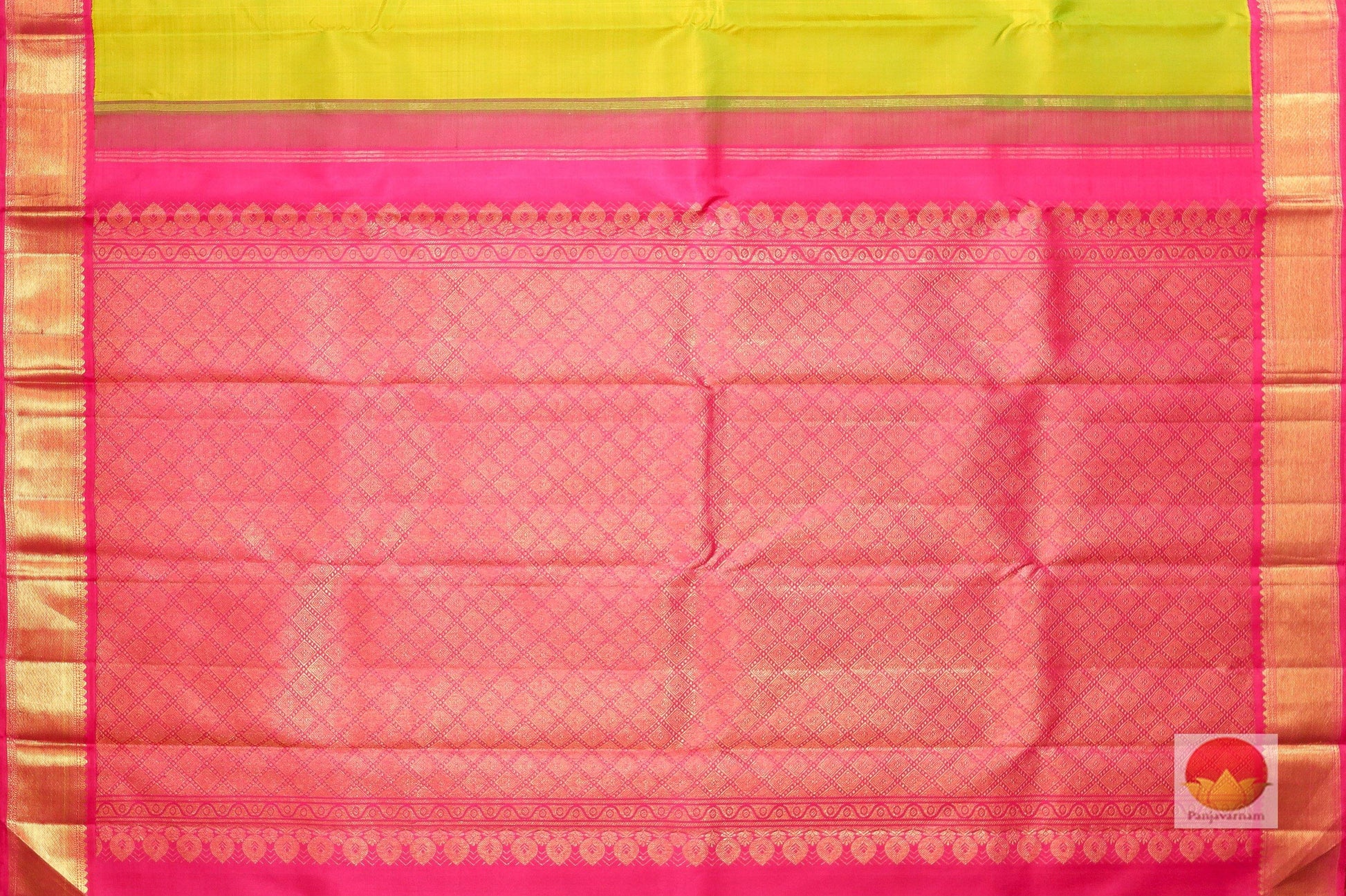 Traditional Design Handwoven Pure Silk Kanjivaram Saree - Pure Zari - PA SVS 8998 Archives - Silk Sari - Panjavarnam
