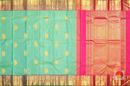 Traditional Design - Handwoven Pure Silk Kanjivaram Saree - Pure Zari - PV 10534 | Archives - Silk Sari - Panjavarnam